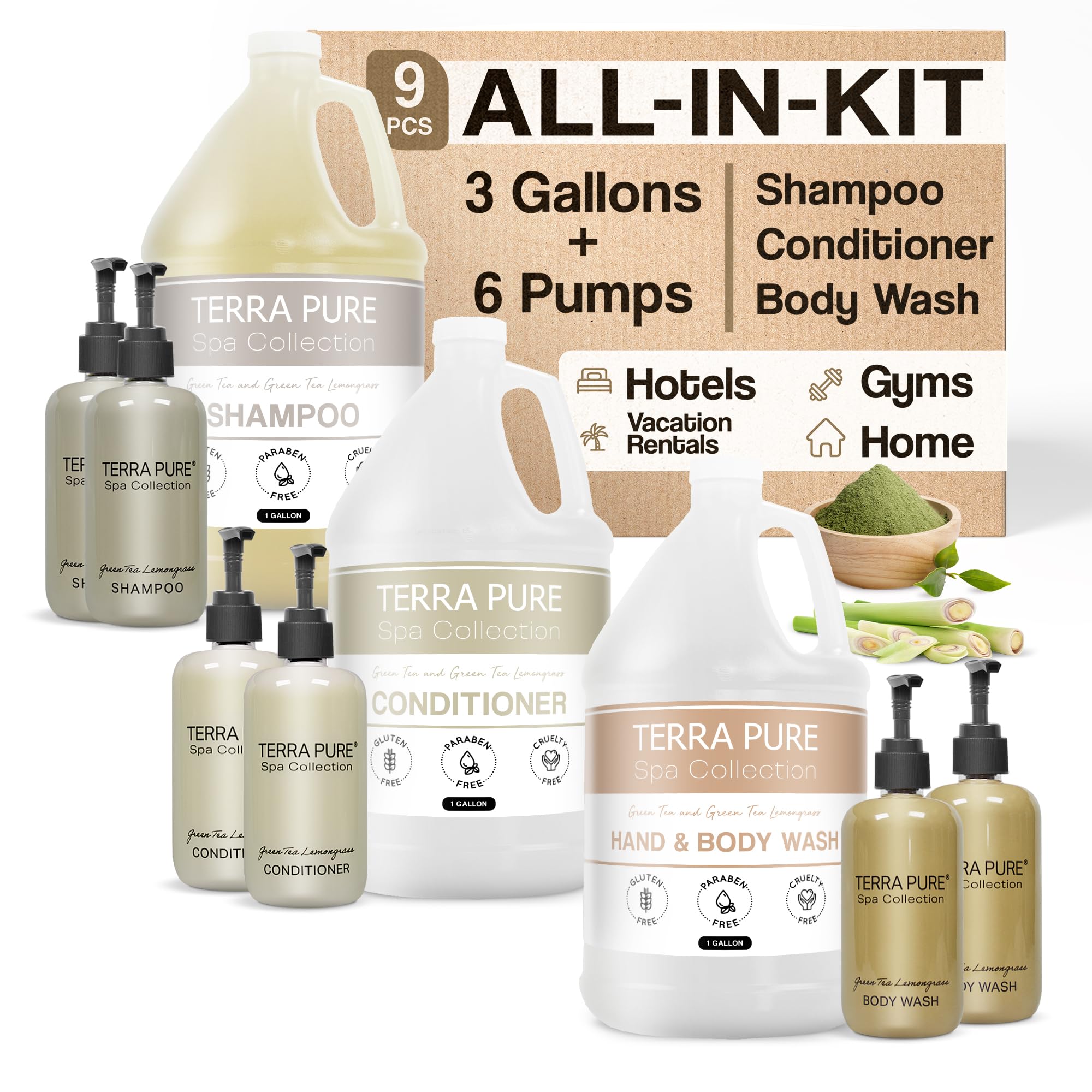 Amazon.com : Spa Collection Gallon & Dispenser Set | 1-Shoppe